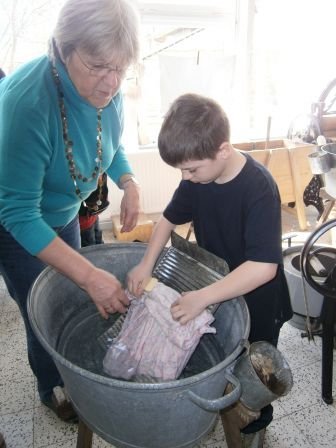 Ontspanning De doen oude wasmachines