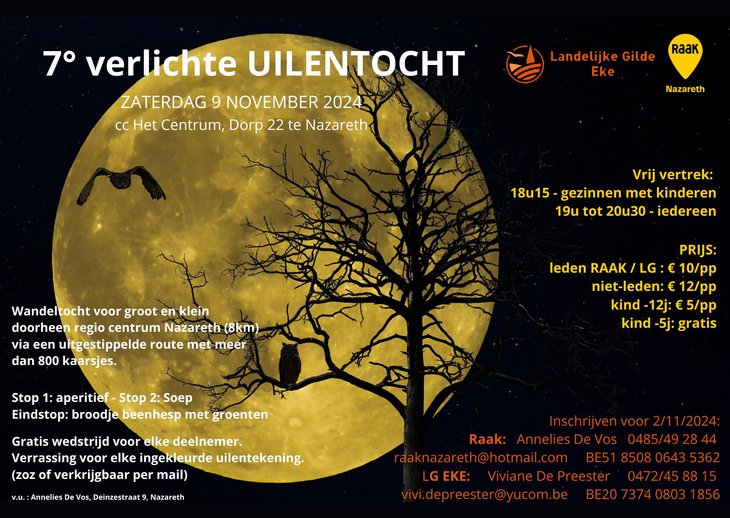 Ontspanning 7 verlichte uilentocht