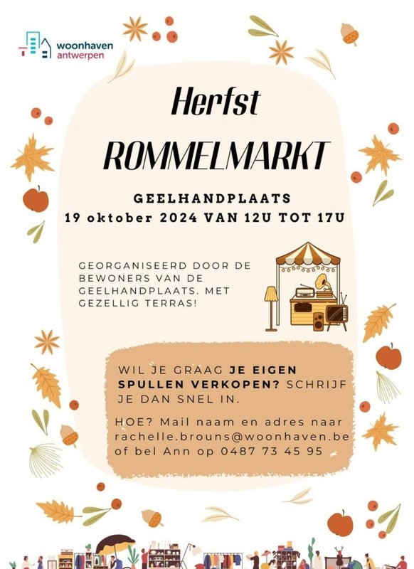  Herfst rommelmarkt