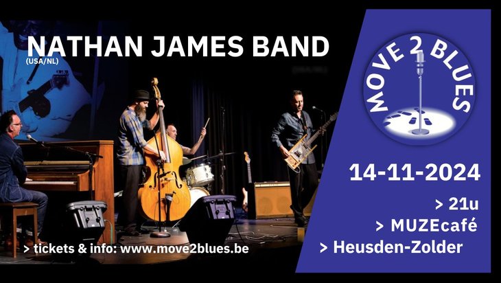 Concerten Nathan James Band (USA/NL)