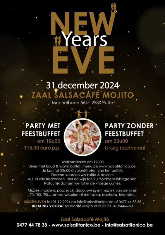 Nachtleven New Years diner + party...