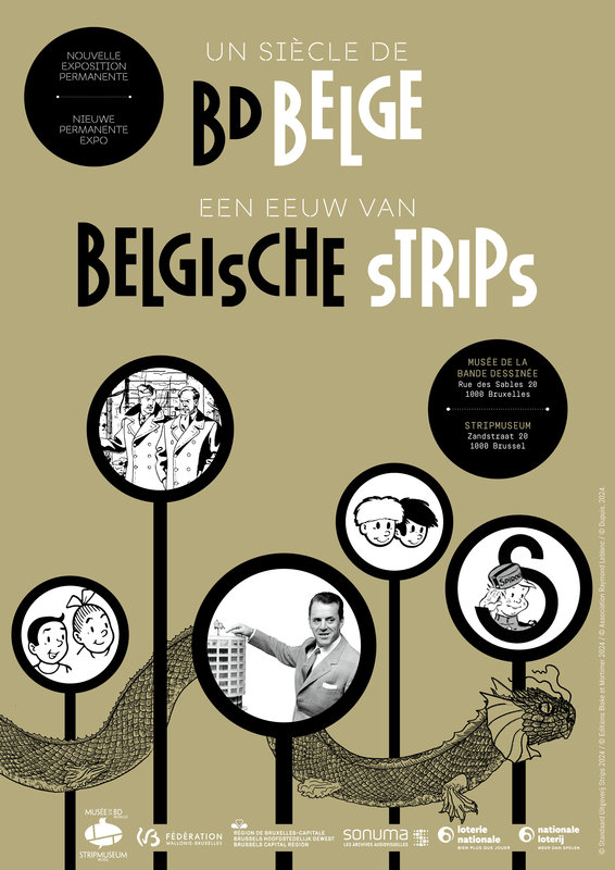 Tentoonstellingen Een eeuw Belgische strips