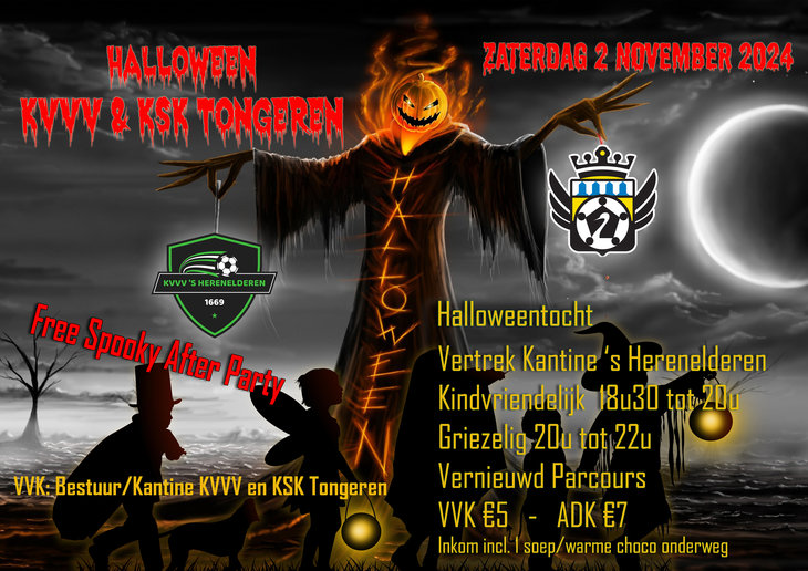 Ontspanning Halloweentocht + Afterparty