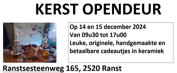 Kerstmarkten Kerst opendeur