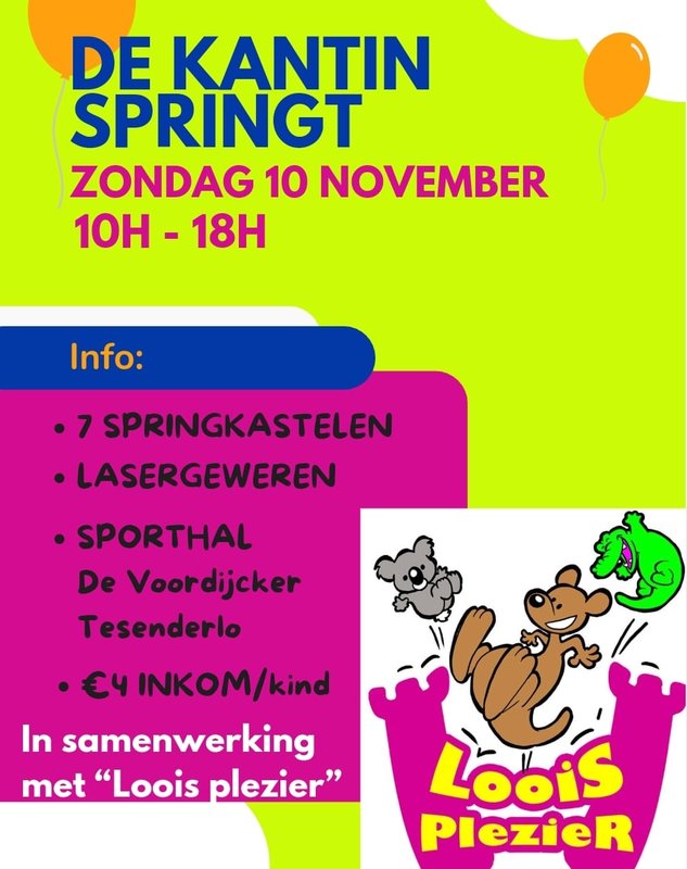 Ontspanning Loois plezier springkastelen