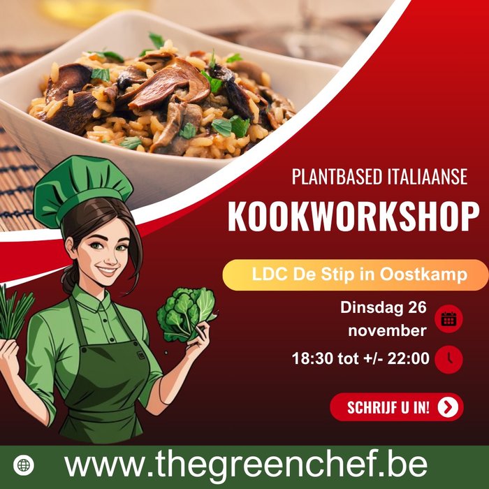 Workshops Italiaanse Plantbased Kookworkshop