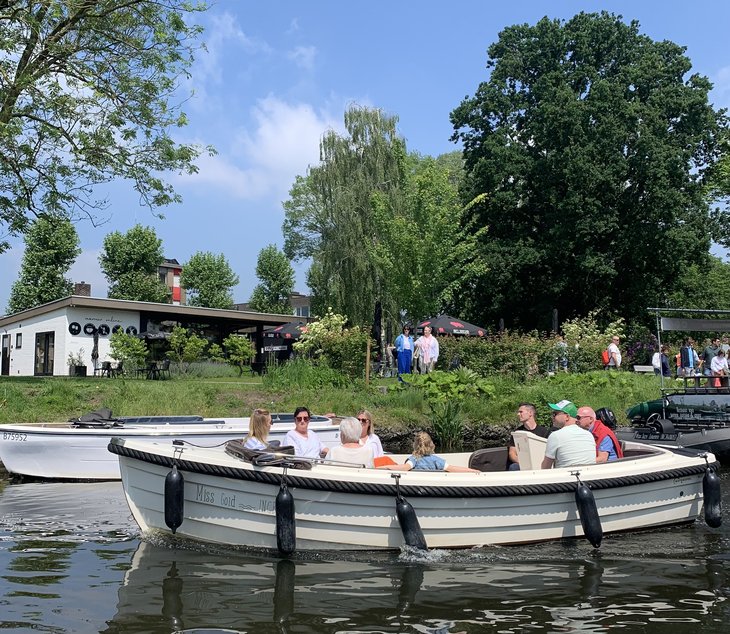 Ontspanning Bootje varen kajakken de Durme