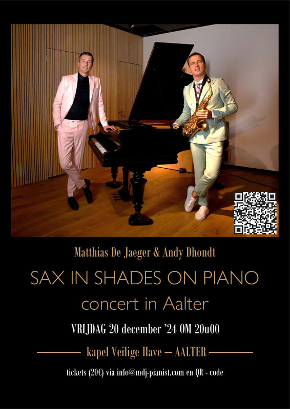 Concerten Sax Shades Piano - duoconcert Matthias Jaeger & Andy Dhondt