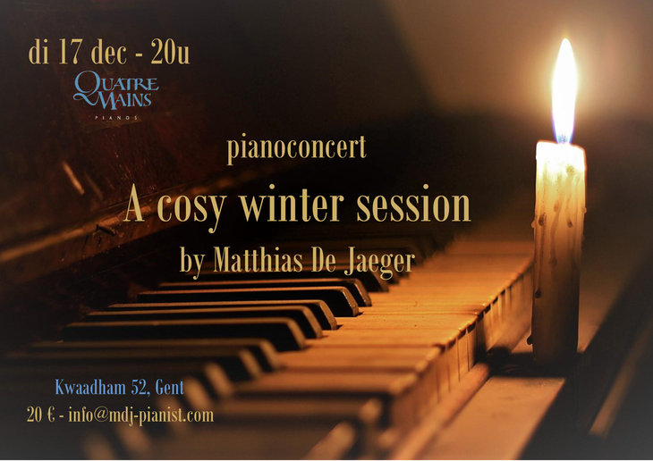 Concerten A Cosy Winter Session - pianoconcert Matthias Jaeger