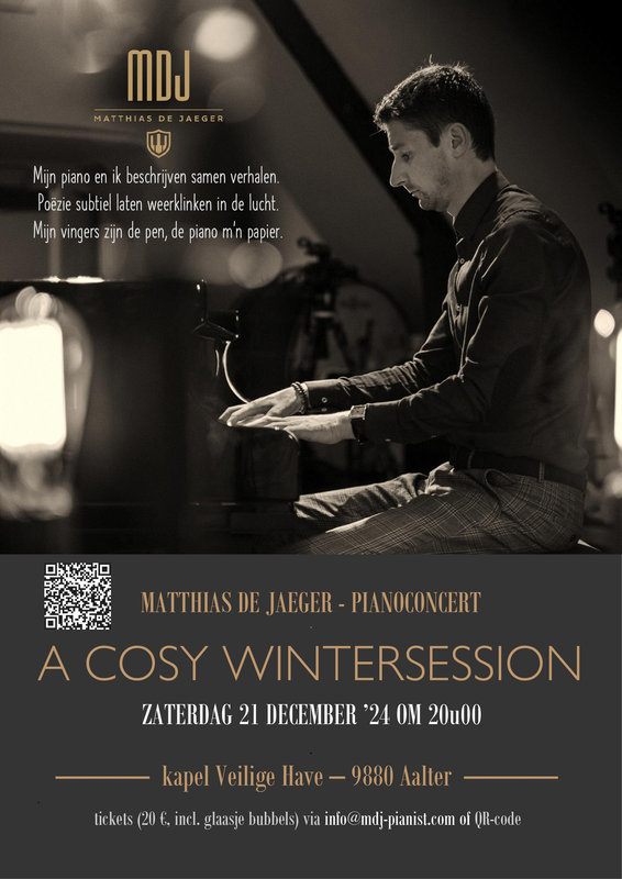 Concerten A Cosy Winter Session - pianoconcert Matthias Jaeger