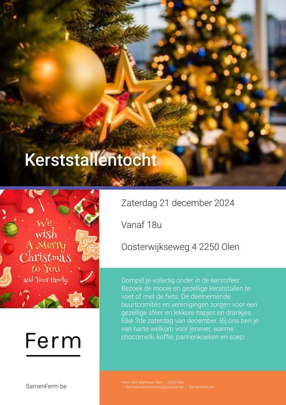 Kerstmarkten Kerststallentocht