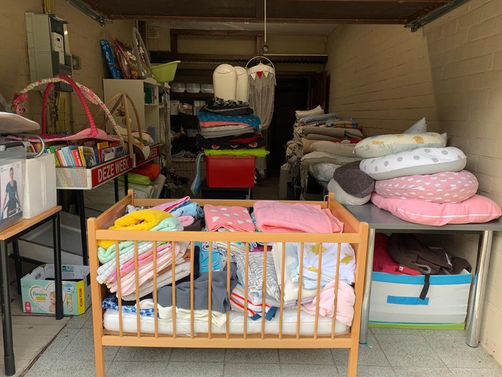  Garageverkoop baby spullen 2,00/stuk