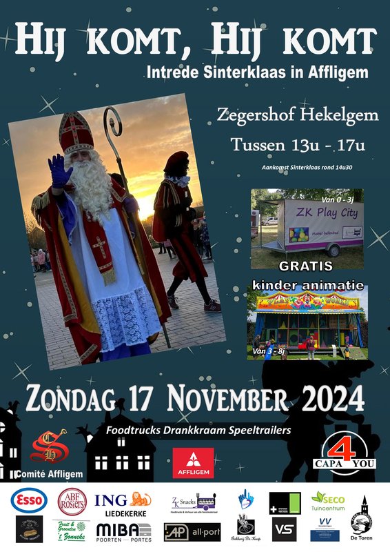 Ontspanning Intrede Sinterklaas Affligem