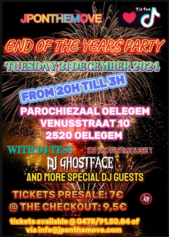 Nachtleven End the years party