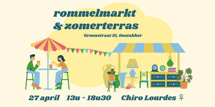  Rommelmarkt + Zomerterras