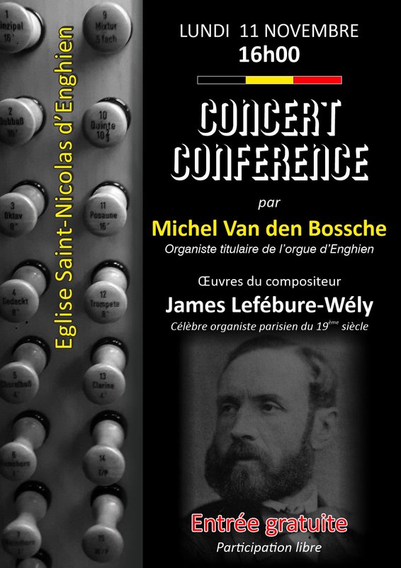 Concerten Orgelconcert / conferentie Lefbure Wly