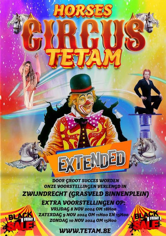 Voorstellingen Circus Tetam  verlengd