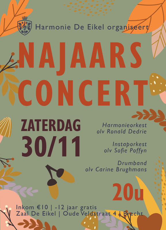 Concerten Najaarsconcert