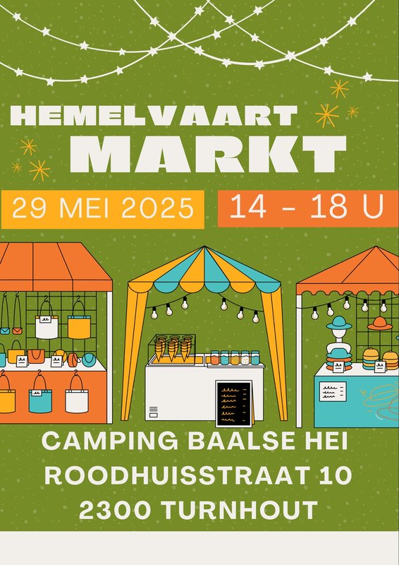 Ontspanning Hemelvaart markt