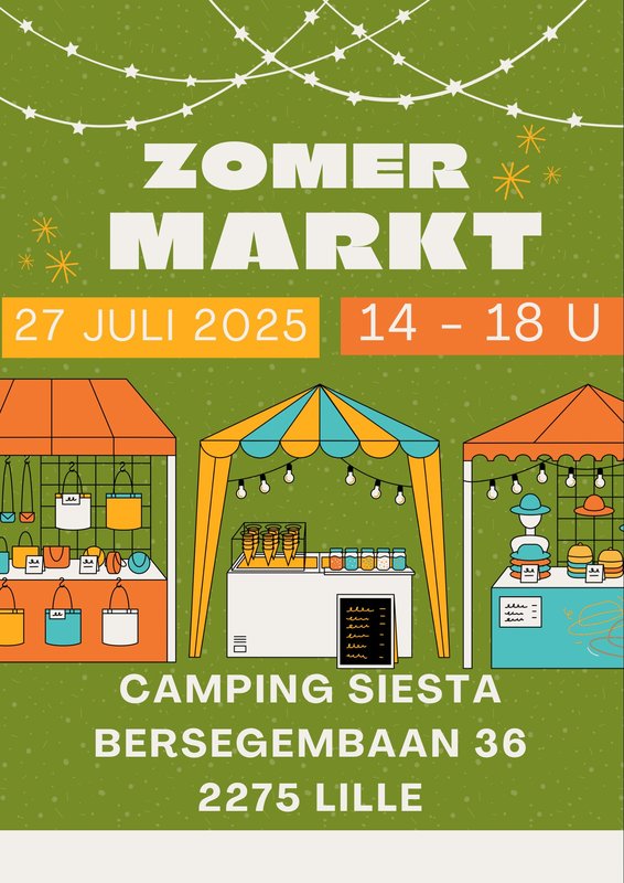 Ontspanning Zomer markt