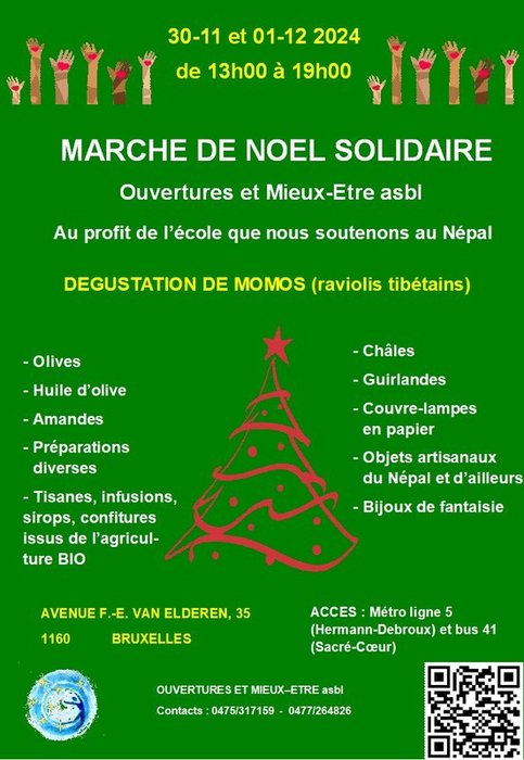 Kerstmarkten 4e Kerstmars solidariteit de Ome