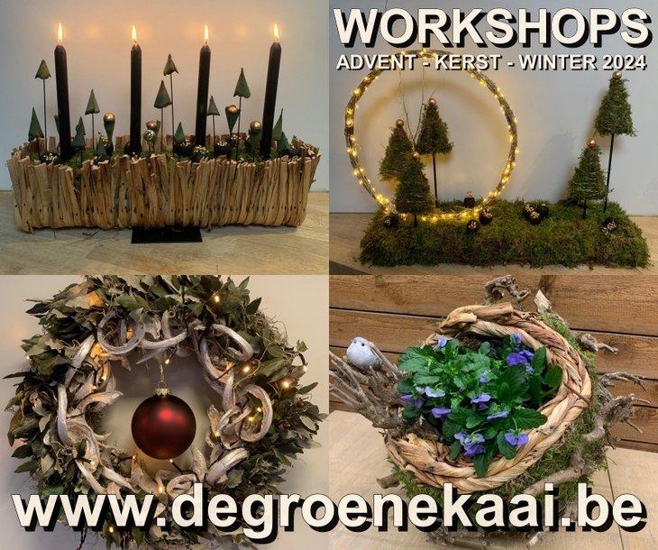 Workshops Kerst winter workshops bloemschikken