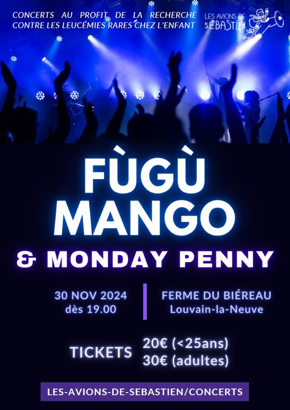 Concerten Live concert FG Mango Monday Penny