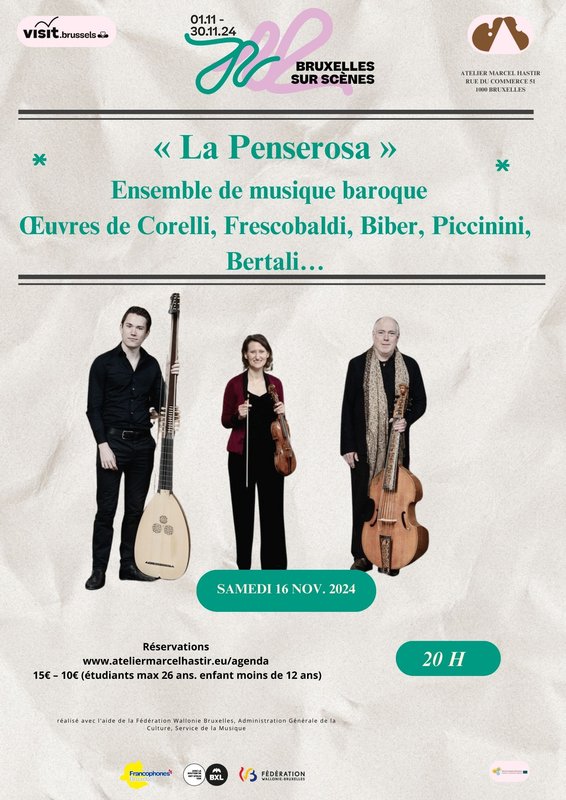 Concerten BxlsSurScnes Penserosa, barokmuziekensemble