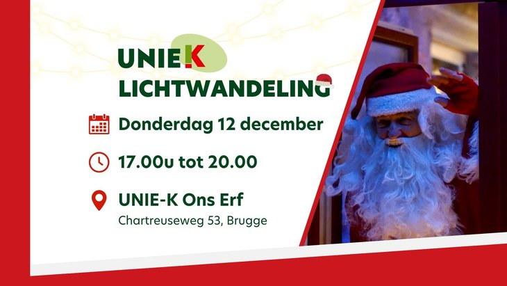 Ontspanning Lichtwandeling Unie-k Erf