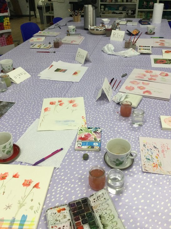 Workshops Reeks 5 avonden: Leren werken aquarelverf voor beginners