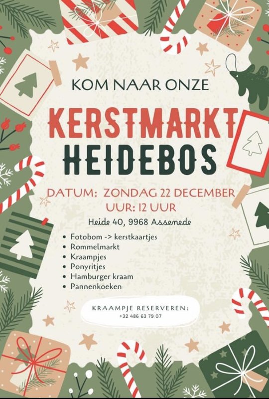  Kerst Rommelmarkt