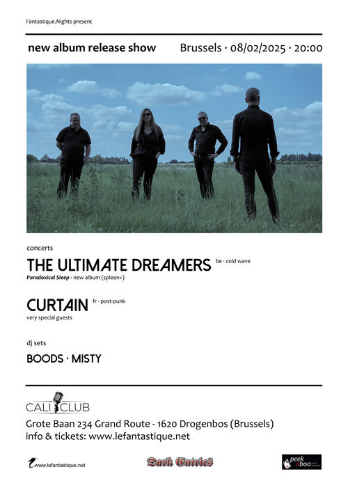 Concerten The Ultimate Dreamers, Curtain + sets & afterparty