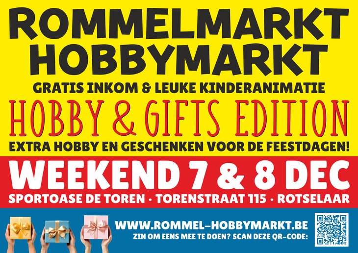  Rommelmarkt - Hobbymarkt hobby & gifts edition