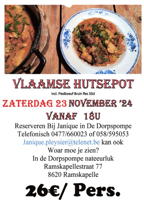 Nachtleven Vlaamse Hutsepot