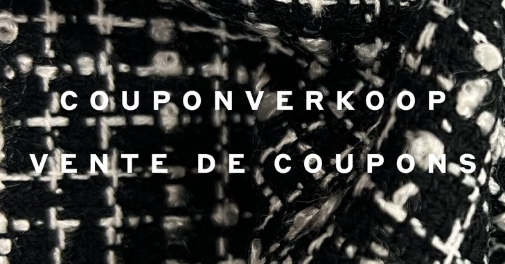 Ontspanning Coupon Verkoop | Vente Coupons | Remnants Sale