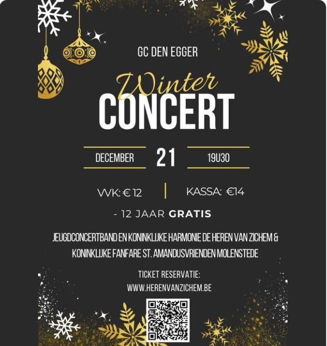 Concerten Winterconcert Koninklijke Harmonie Heren Zichem 