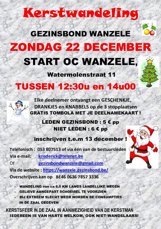 Ontspanning Kerst Sneukelwandeling