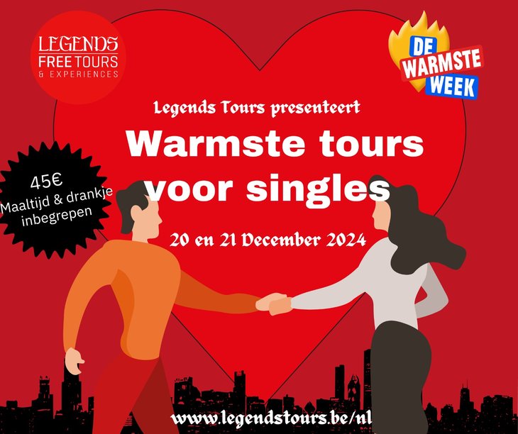 Ontspanning Warmste Tours voor Singles (incl Quiz, Maaltijd Drankje)