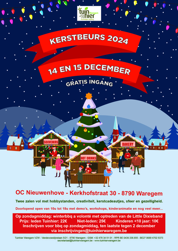 Kerstmarkten Kerstbeurs - Hobbybeurs - Geschenkenbeurs  Tuinhier