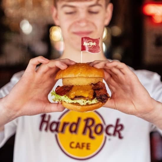 Ontspanning Hard Rock Cafe Brussel: geniet een burger