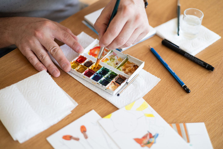 Workshops Workshop aquarel basics *Kersteditie*