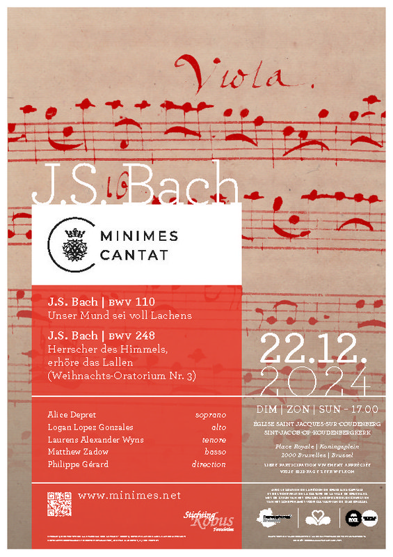 Concerten Bach Concert - Minimes Cantat