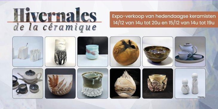 Ontspanning Hivernales: keramiekmarkt