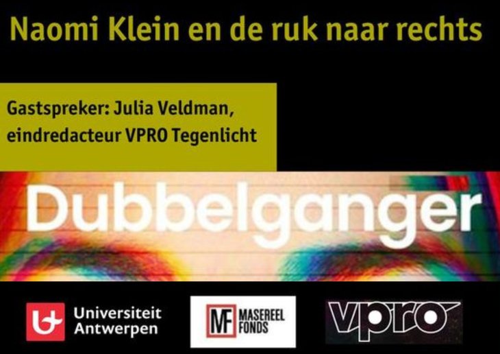 Voorstellingen Tegenlicht Meet-up: Naomi Klein de naar rechts