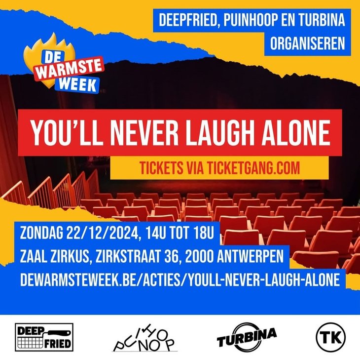 Voorstellingen You ll Never Laugh Alone