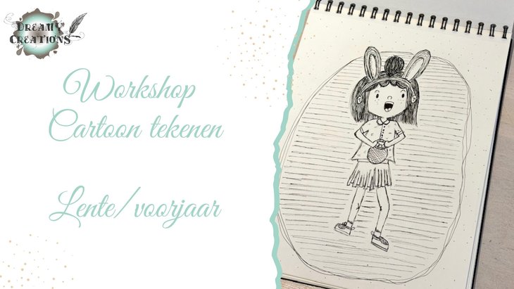 Workshops Workshop Cartoon tekenen lente/voorjaar/Lente