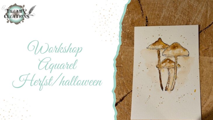 Workshops Workshop aquarel herfst/halloween