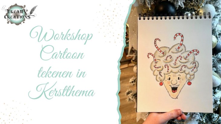 Workshops Workshop Cartoon tekenen Kerst