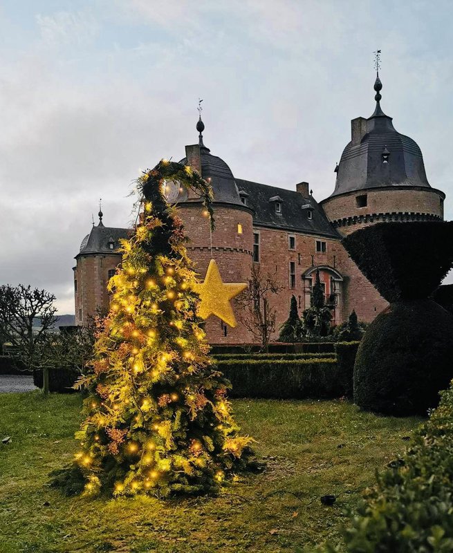 Kerstmarkten De kerstmarkt het Chteau Lavaux-Sainte-Anne