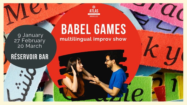 Voorstellingen Babel Games - meertalig improvisatiespektakel